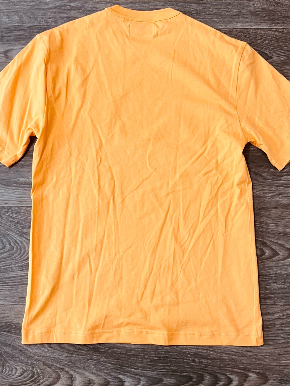 Palace Square Patch Tee T-Shirt Orange Men's Skateboards - Size S Cotton - Picture 4 of 6